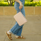 Ever AJ Weave Bible Case, Crossbody BLUSH