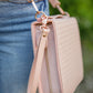 Ever AJ Weave Bible Case, Crossbody BLUSH