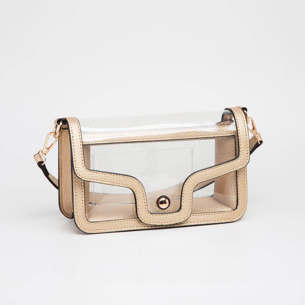 TG10551 Nina Clear/Gameday Shoulder Bag: Navy