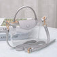 CB781 Gladys Clear Gameday Mini Crossbody Bag: Black