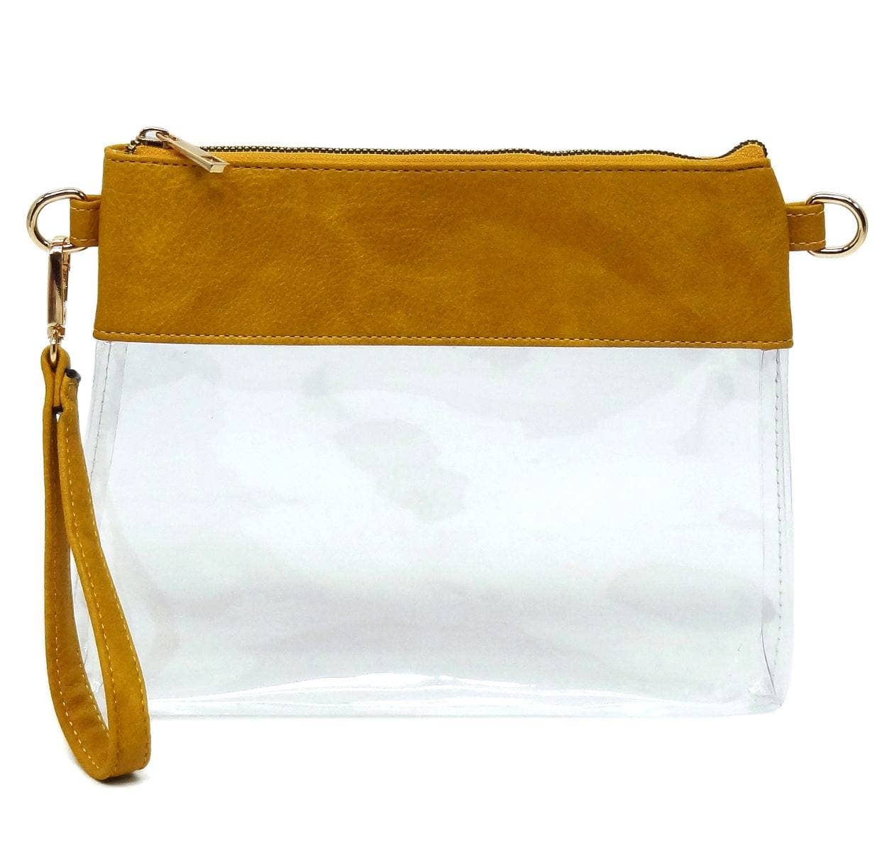 AD200T Game Day Clear Crossbody Bag/Clutch: Leopard