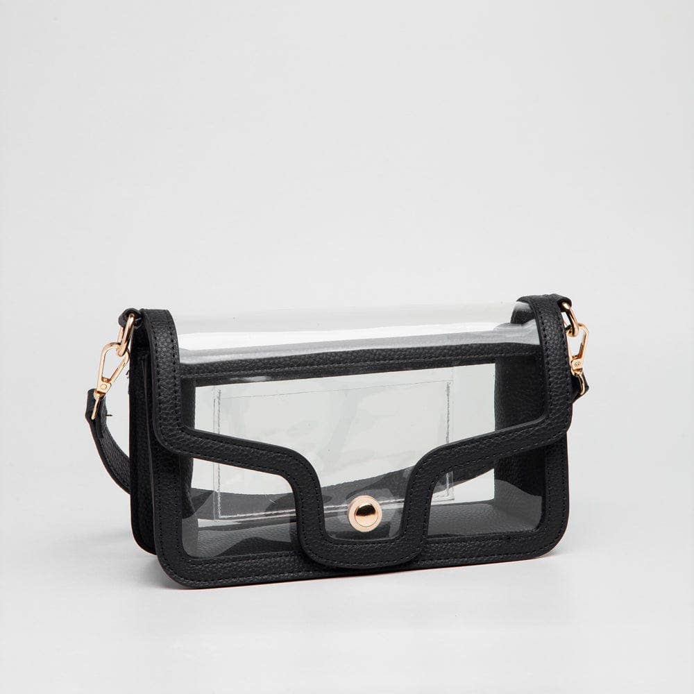 TG10551 Nina Clear/Gameday Shoulder Bag: Burgundy