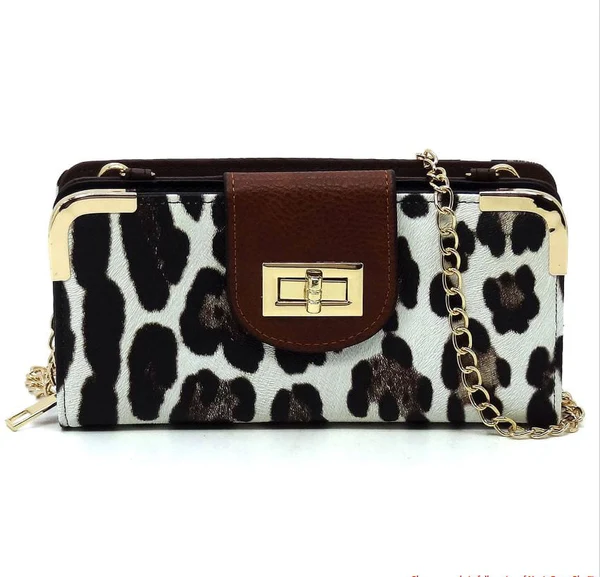 Tristan Turn Lock Crossbody Wallet