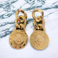So Elegant Gold Chain & Medallion