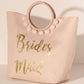 MIA "Bridesmaid" Tassel Tote in Blush