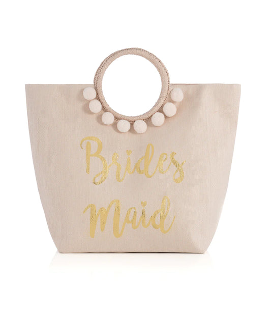 MIA "Bridesmaid" Tassel Tote in Blush
