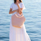 Clara Blush Tassel Tote