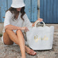 Bride Scalloped Edge Tote