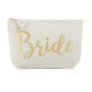 MIA "Bride" Zip Pouch, Ivory
