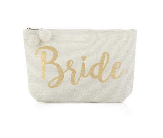 MIA "Bride" Zip Pouch, Ivory