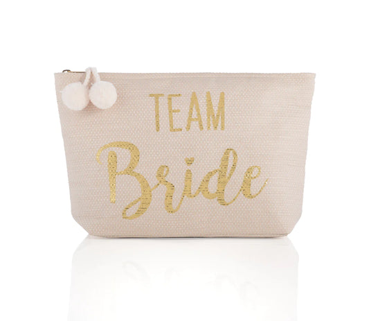 MIA "Team Bride" Blush Zip Pouch