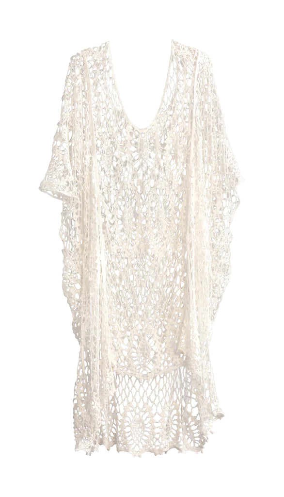 Caitlyn Beach Cover-up - White