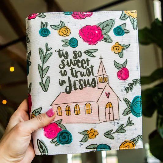Church Floral Bible Cover