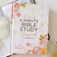 The Daily 5-Minute Bible Study Journal for Women