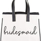 Mini Market Canvas Tote - Bridesmaid
