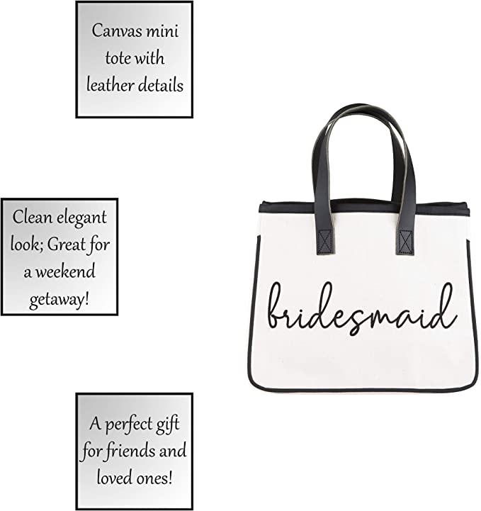 Mini Market Canvas Tote - Bridesmaid