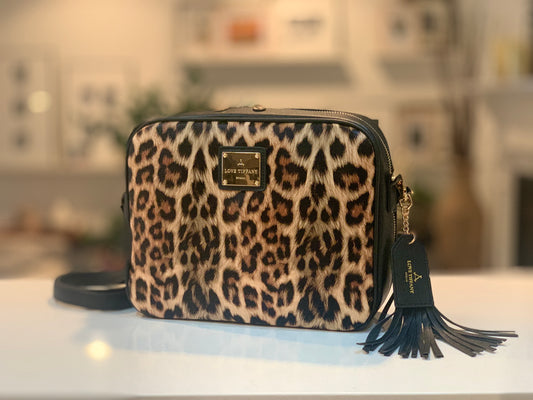SYDNEY ON SAFARI - FIRST LUXURY BIBLE HANDBAG - LEOPARD