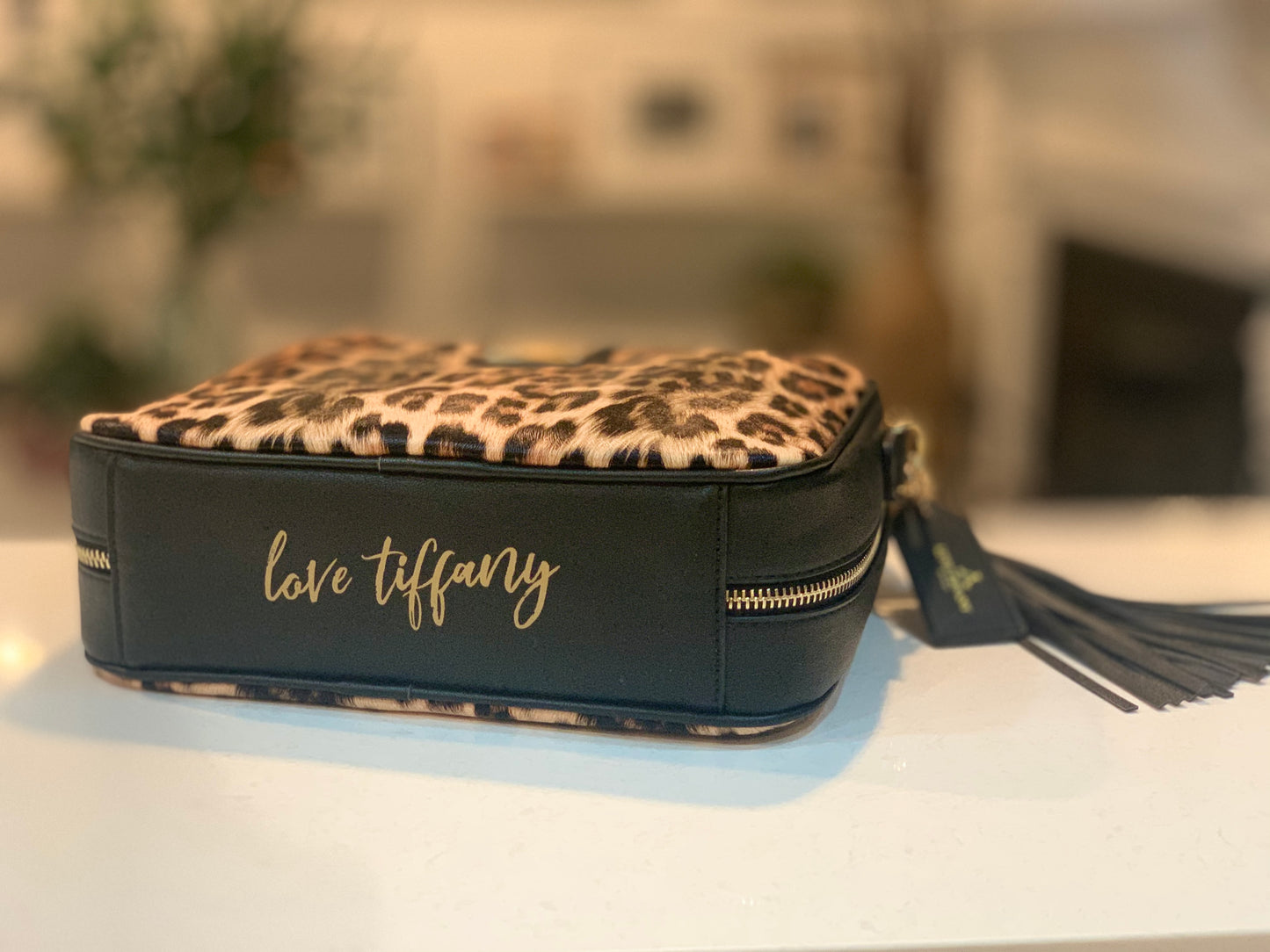 SYDNEY ON SAFARI - FIRST LUXURY BIBLE HANDBAG - LEOPARD