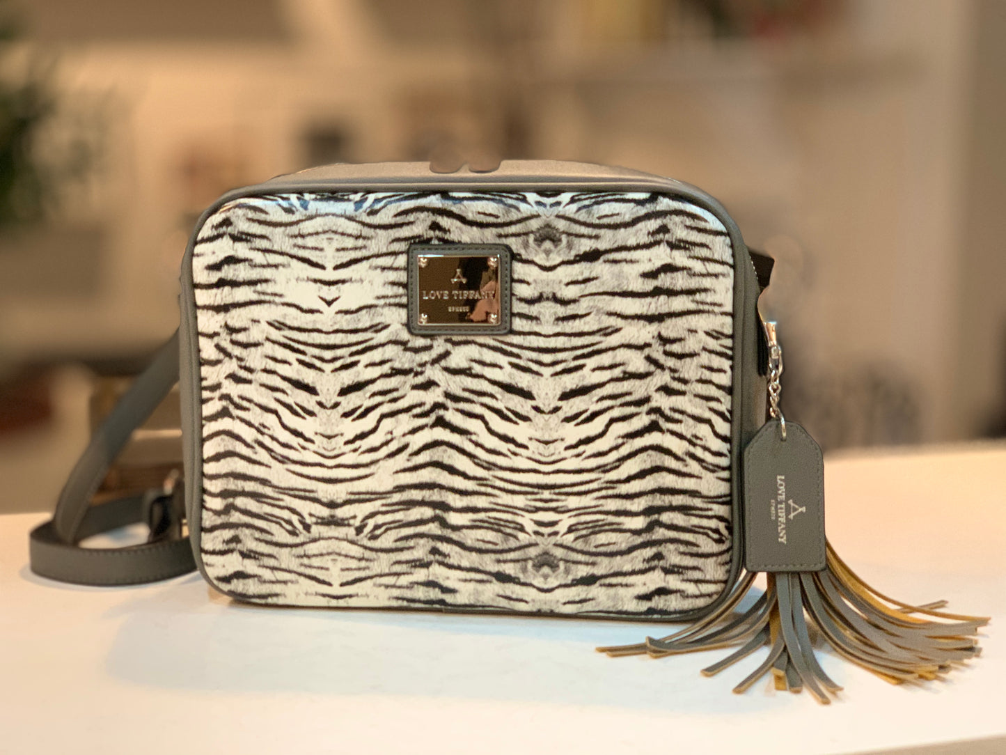 SYDNEY ON SAFARI - FIRST LUXURY BIBLE HANDBAG - TIGER