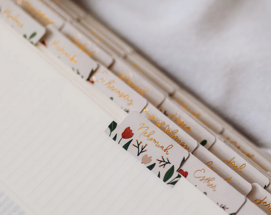 Garden Floral Bible Tabs