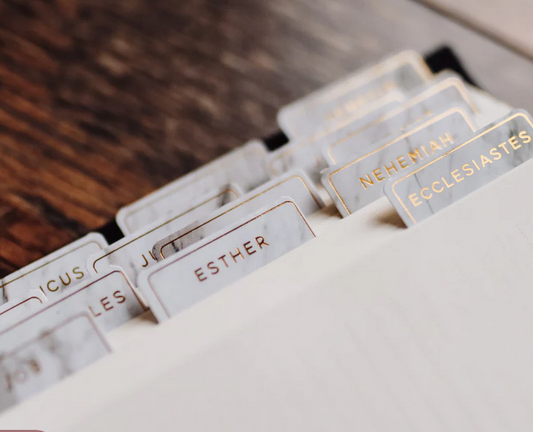 Royal Marble Bible Tabs