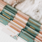 Minty Floral Bible Tabs