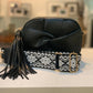 MIRIAM CROSSBODY BOW BAG - BLACK