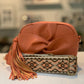 MIRIAM CROSSBODY BOW BAG - CLAY