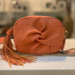 MIRIAM CROSSBODY BOW BAG - CLAY