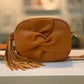 MIRIAM CROSSBODY BOW BAG - CAMEL