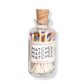 Wooden Safety Match Bottle - Colorful Tips