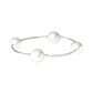White Pearl Blessing Bracelet: L